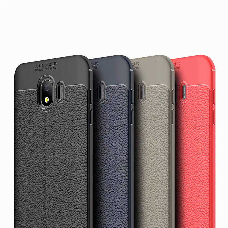 Galaxy J4 Kılıf Zore Niss Silikon Kapak Gri