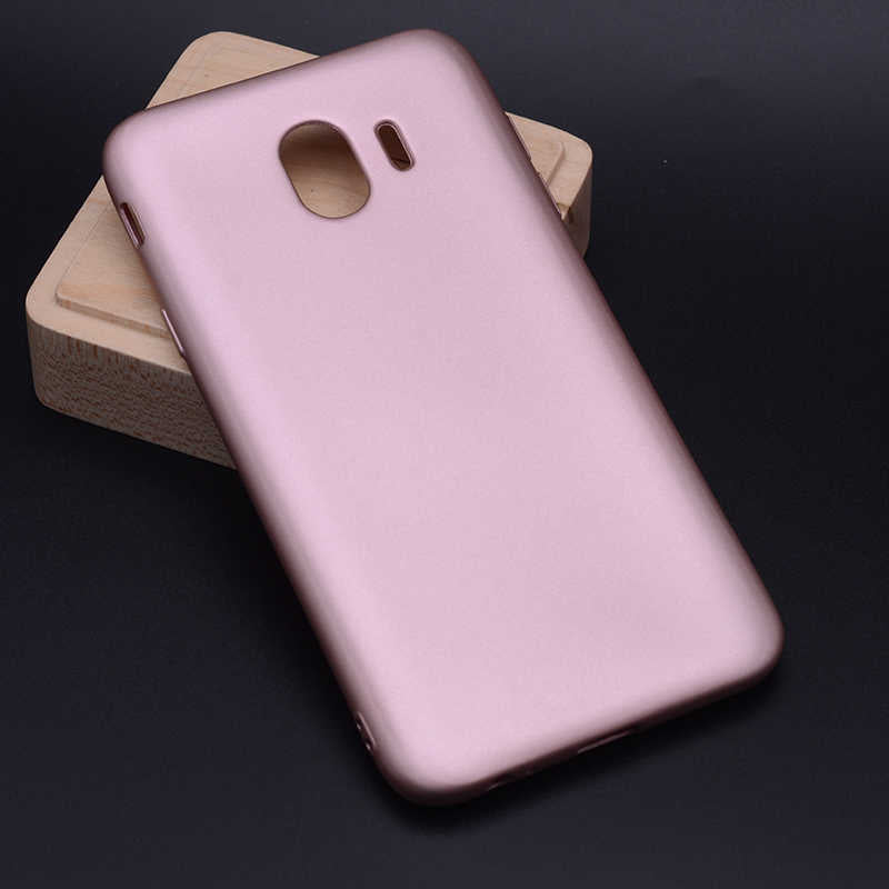 Galaxy J4 Kılıf Zore Premier Silikon Kapak Rose Gold