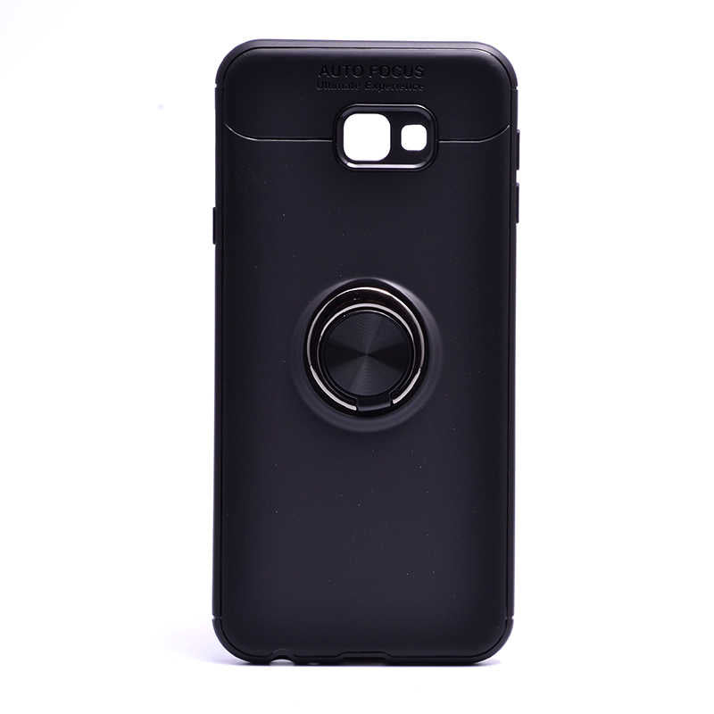 Galaxy J4 Plus Kılıf Zore Ravel Silikon Kapak Siyah