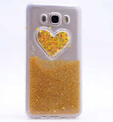 Galaxy J5 2016 Kılıf Zore Kalpli Silikon Mor