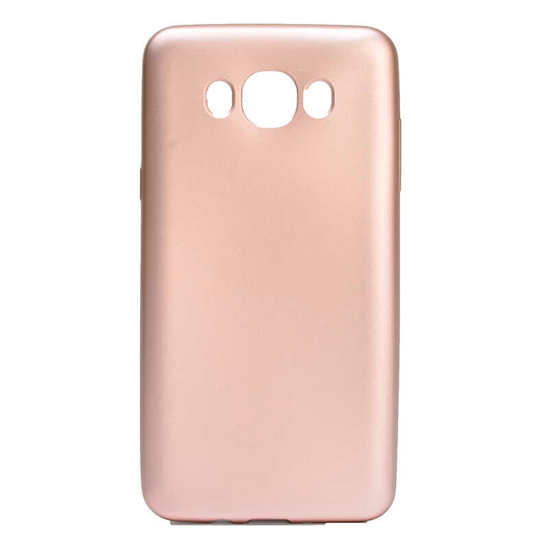 Galaxy J5 2016 Kılıf Zore Premier Silikon Kapak Rose Gold