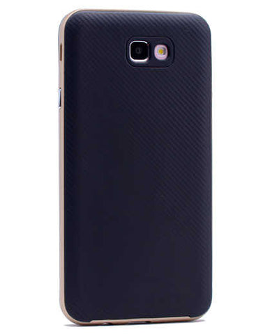 Galaxy J5 Prime Kılıf Zore İnce Mono Karbon Silikon Kapak Rose Gold