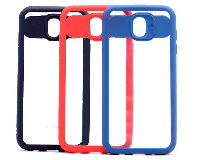 Galaxy J530 Pro Kılıf Zore Buttom Kapak Kırmızı