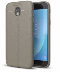 Galaxy J530 Pro Kılıf Zore Niss Silikon Kapak Gri