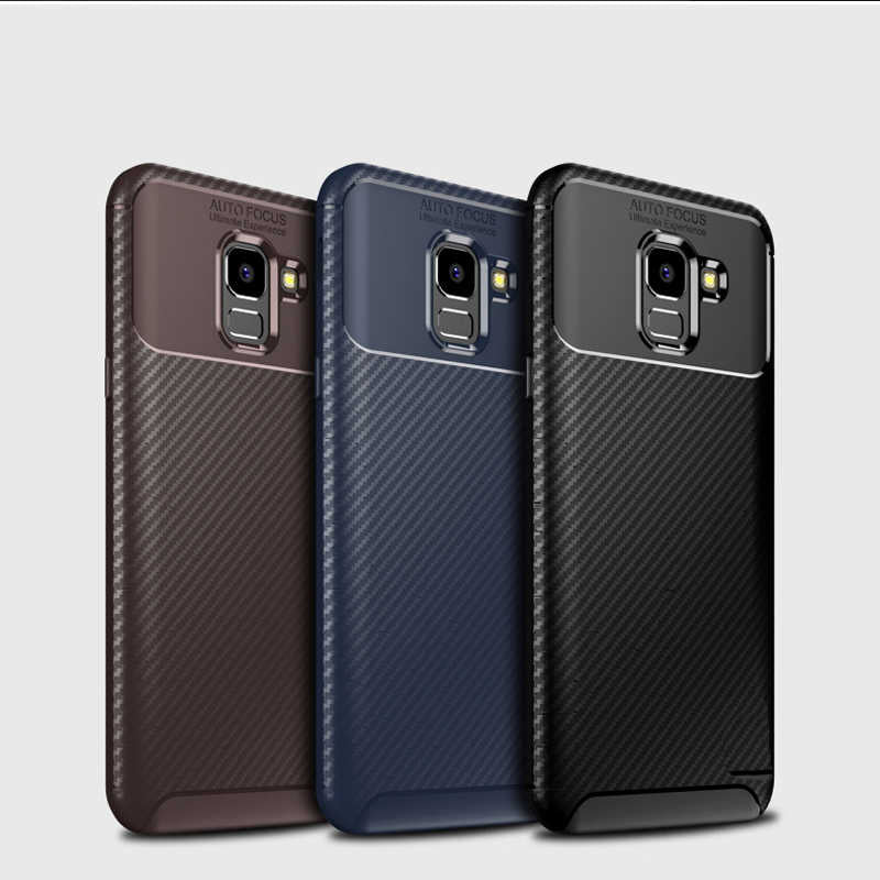 Galaxy J6 Kılıf Zore Negro Silikon Kapak Lacivert