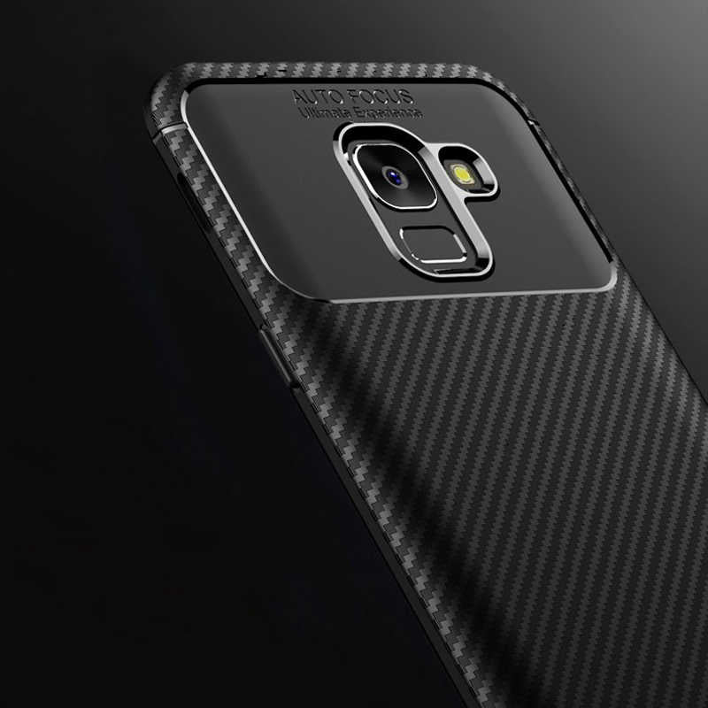 Galaxy J6 Kılıf Zore Negro Silikon Kapak Lacivert