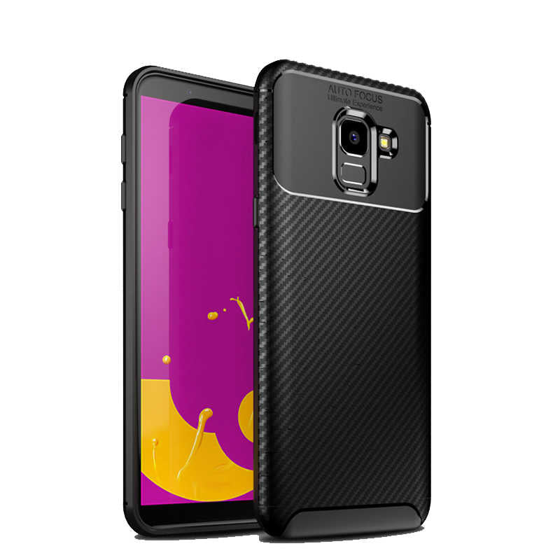 Galaxy J6 Kılıf Zore Negro Silikon Kapak Siyah