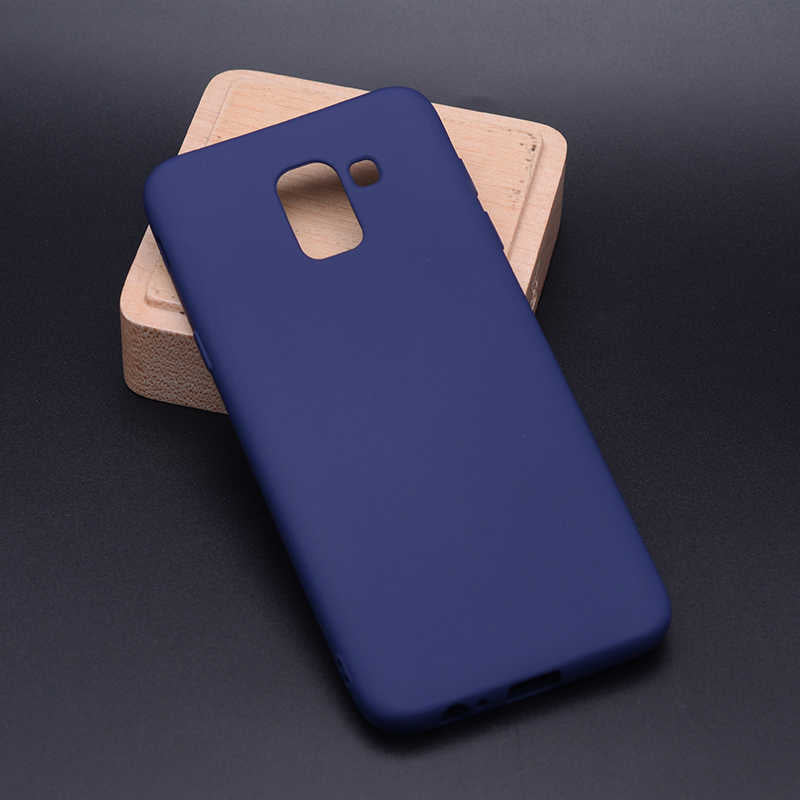 Galaxy J6 Kılıf Zore Premier Silikon Kapak Lacivert