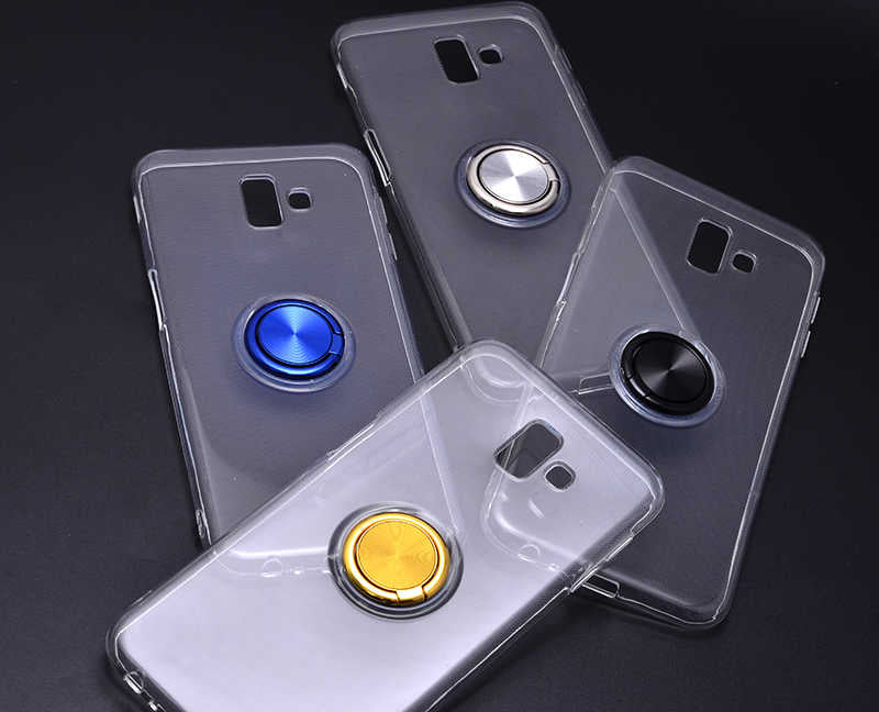 Galaxy J6 Plus Kılıf Zore Les Silikon Siyah