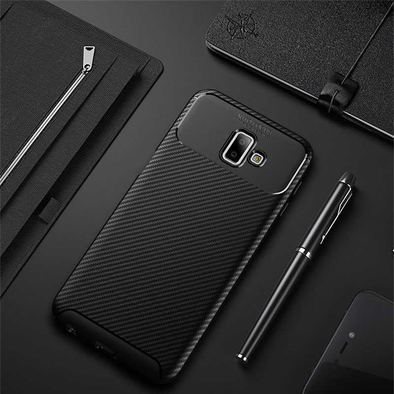 Galaxy J6 Plus Kılıf Zore Negro Silikon Kapak Siyah
