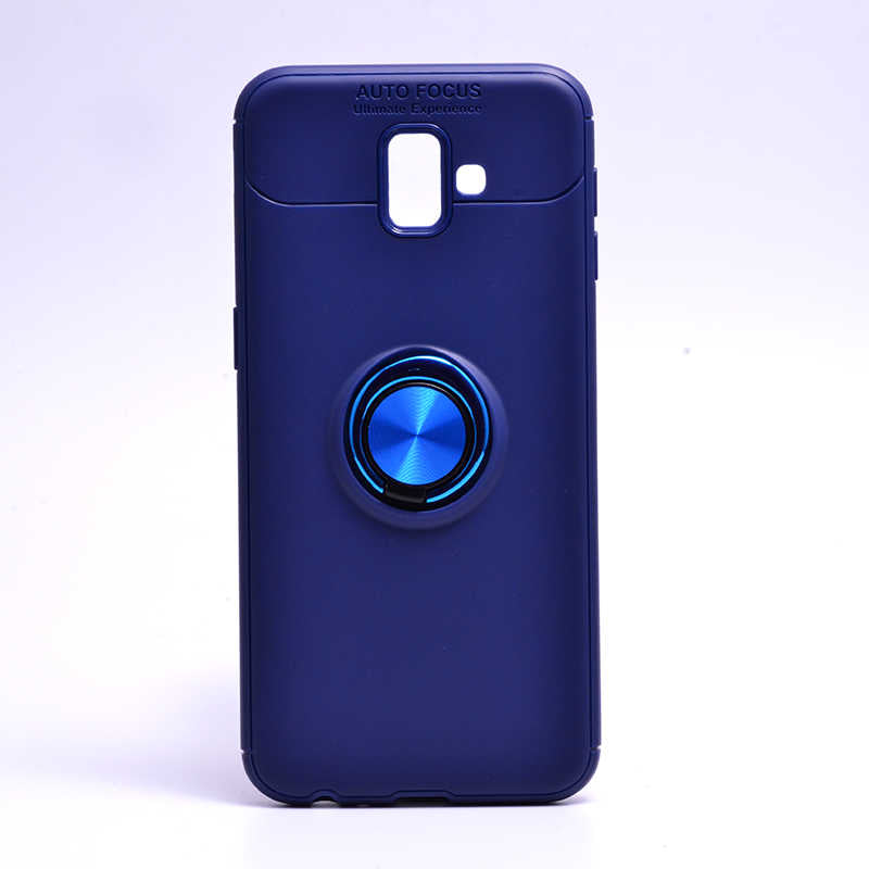 Galaxy J6 Plus Kılıf Zore Ravel Silikon Kapak Mavi