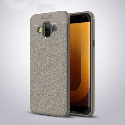 Galaxy J7 Duo Kılıf Zore Niss Silikon Kapak Kırmızı