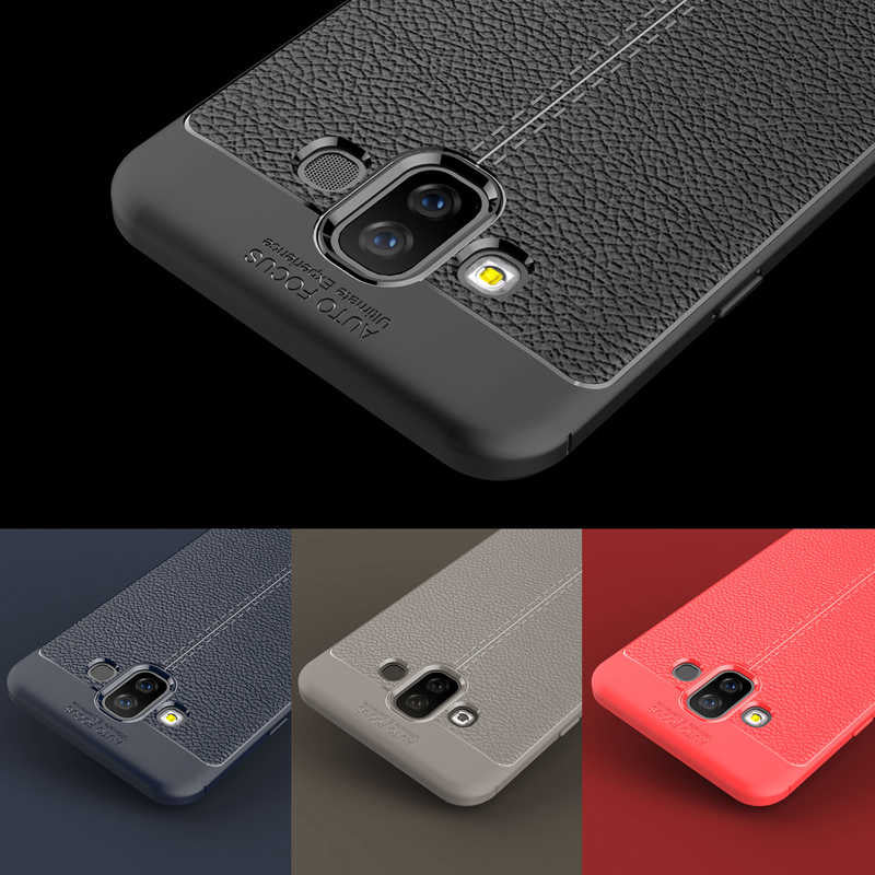 Galaxy J7 Duo Kılıf Zore Niss Silikon Kapak Lacivert