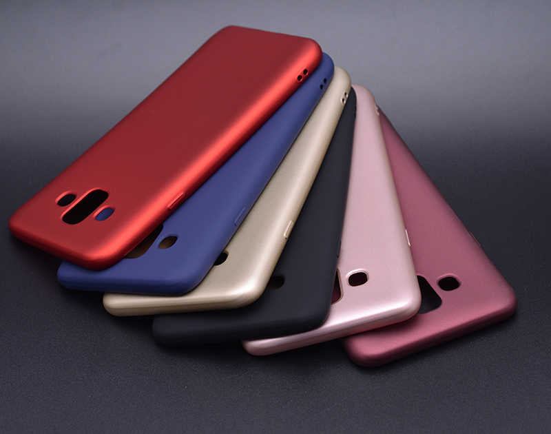 Galaxy J7 Duo Kılıf Zore Premier Silikon Kapak Rose Gold