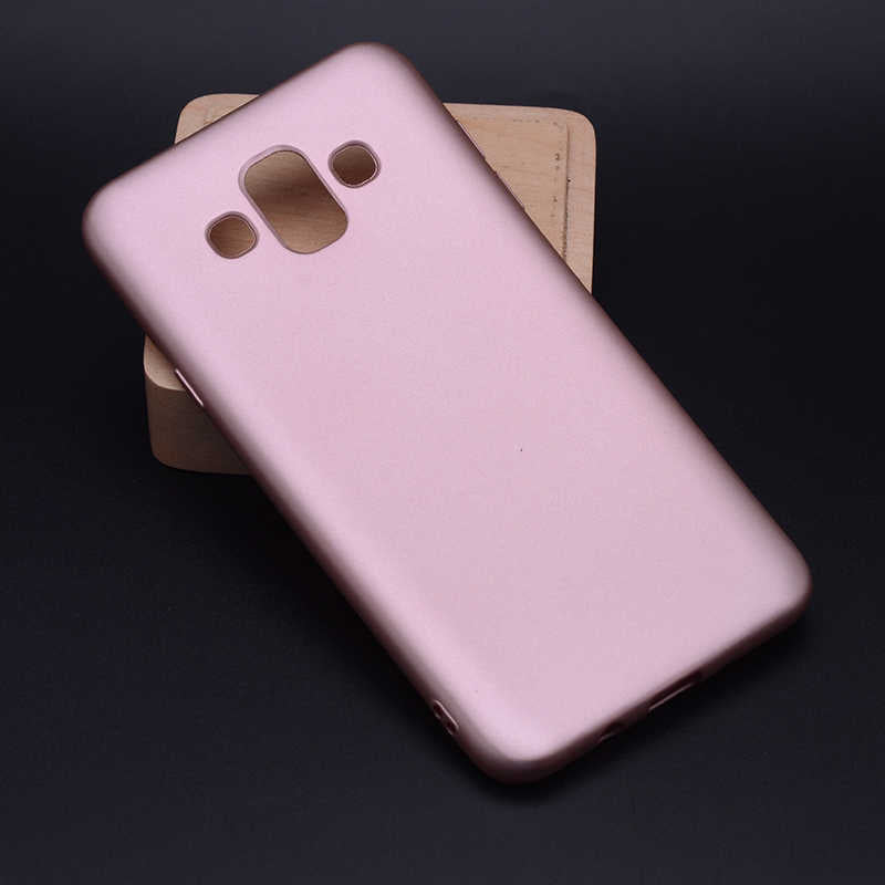 Galaxy J7 Duo Kılıf Zore Premier Silikon Kapak Rose Gold