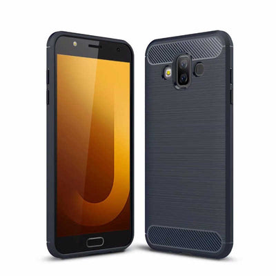 Galaxy J7 Duo Kılıf Zore Room Silikon Kapak Lacivert