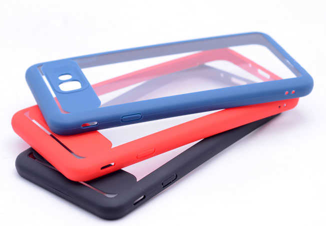 Galaxy J7 Prime Kılıf Zore Buttom Kapak Kırmızı