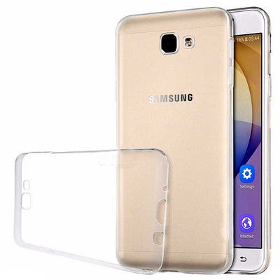 Galaxy J7 Prime Kılıf Zore Süper Silikon Kapak Renksiz