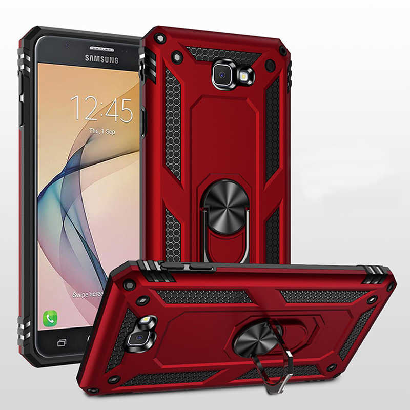 Galaxy J7 Prime Kılıf Zore Vega Kapak Gri