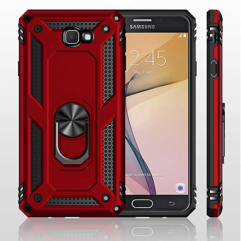 Galaxy J7 Prime Kılıf Zore Vega Kapak Siyah