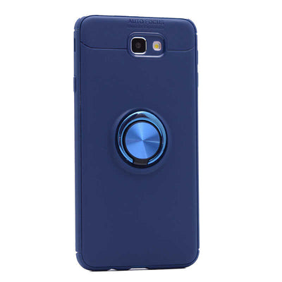 Galaxy J7 Prime Kılıf Zore Ravel Silikon Kapak Siyah