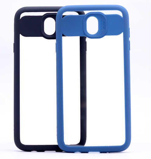 Galaxy J730 Pro Kılıf Zore Buttom Kapak Siyah