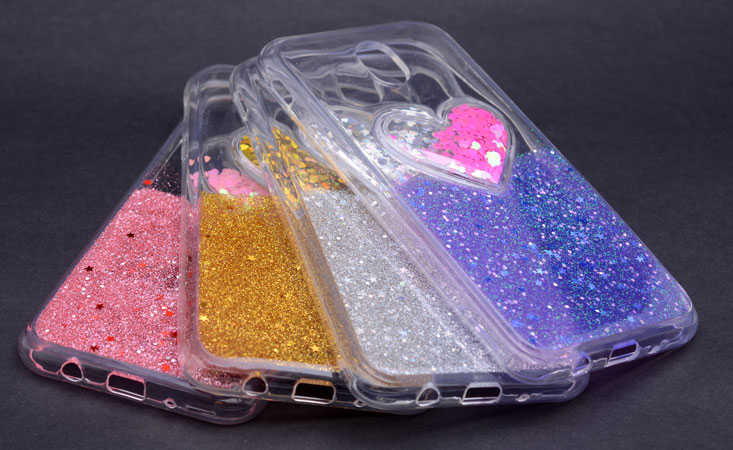 Galaxy J730 Pro Kılıf Zore Kalpli Silikon Gold