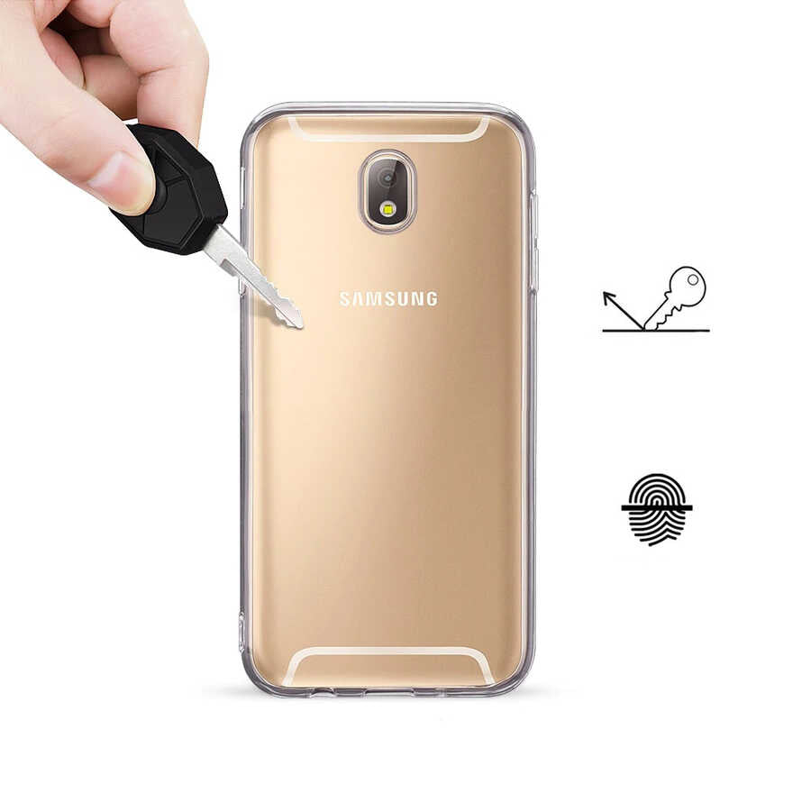 Galaxy J730 Pro Kılıf Zore Süper Silikon Kapak Renksiz