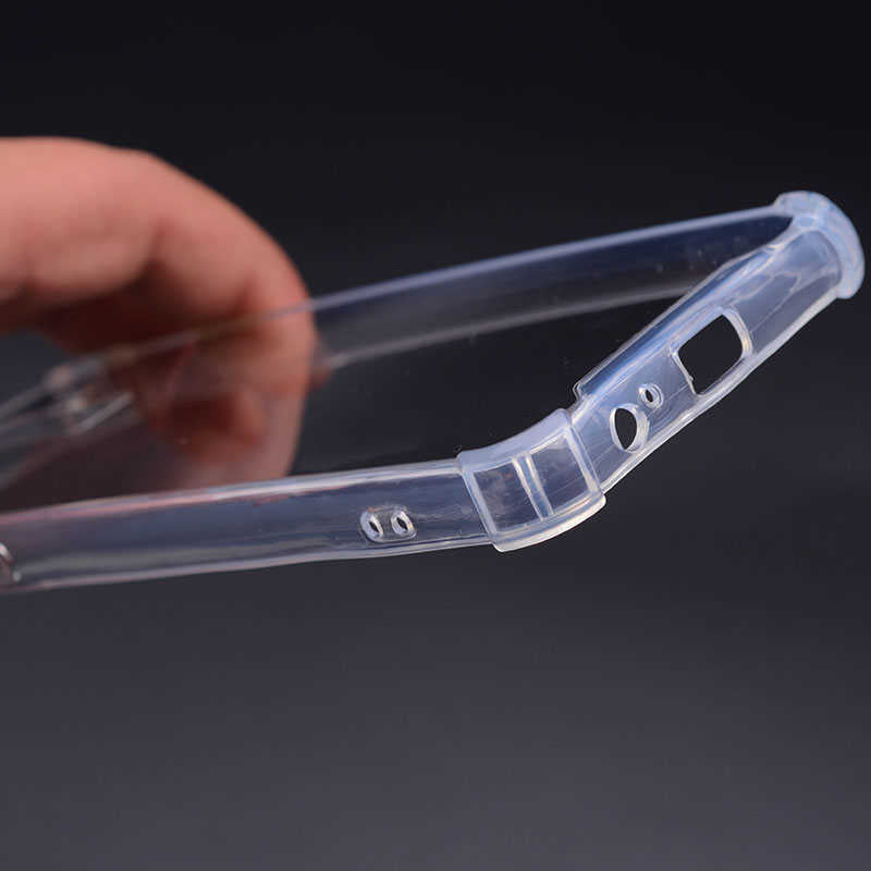 Galaxy J8 Kılıf Zore Nitro Anti Shock Silikon Renksiz