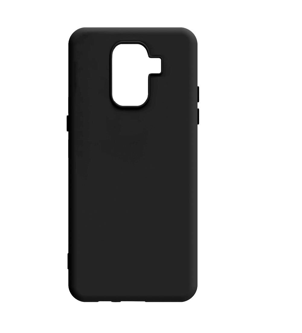 Galaxy J8 Kılıf Zore Biye Silikon Siyah