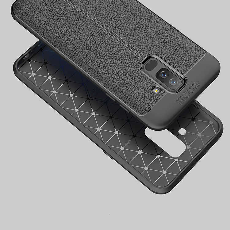 Galaxy J8 Kılıf Zore Niss Silikon Kapak Kırmızı