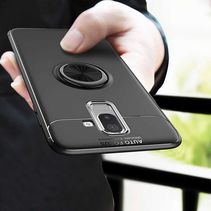 Galaxy J8 Kılıf Zore Ravel Silikon Kapak Kırmızı