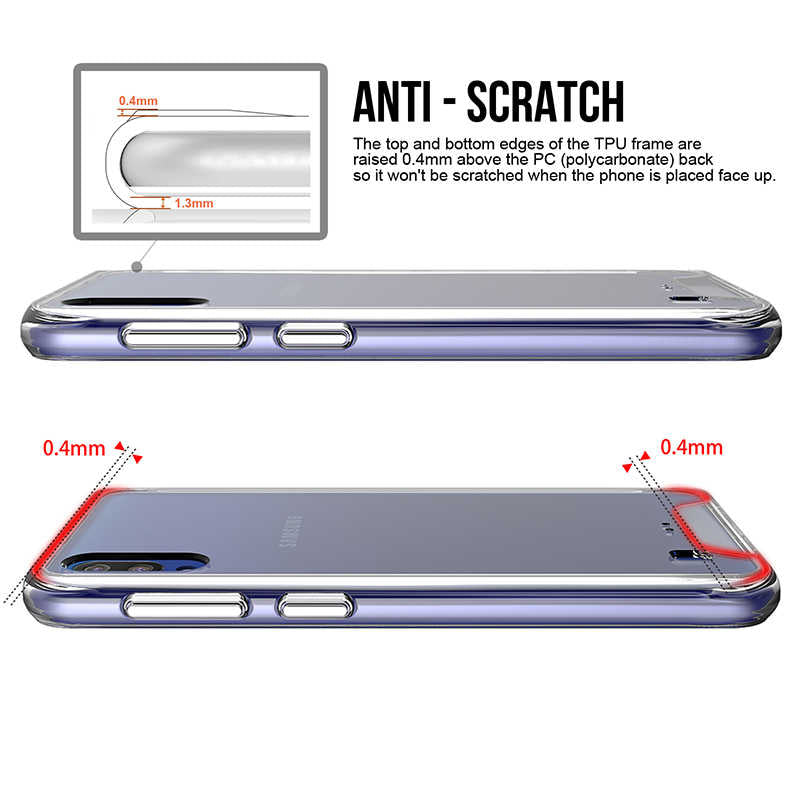 Galaxy M10 Kılıf Zore Gard Silikon Renksiz