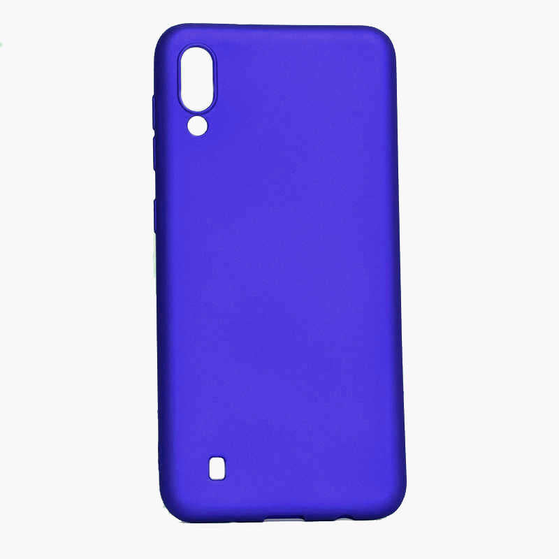 Galaxy M10 Kılıf Zore Premier Silikon Kapak Saks Mavi