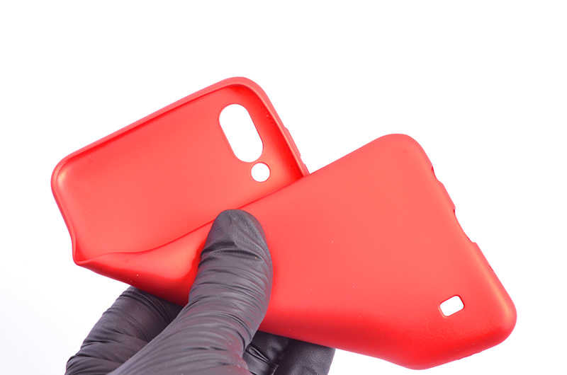 Galaxy M10 Kılıf Zore Premier Silikon Kapak Saks Mavi