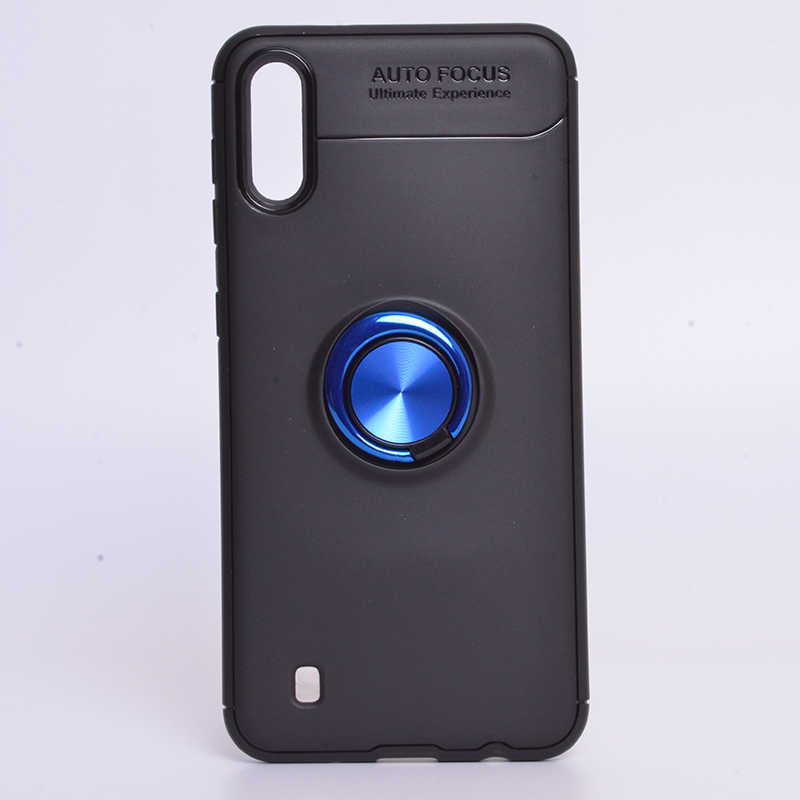 Galaxy M10 Kılıf Zore Ravel Silikon Kapak Mavi