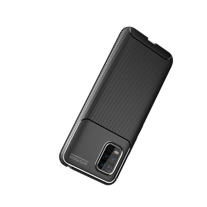 Xiaomi Mi 10 Lite Kılıf Zore Negro Silikon Kapak Lacivert