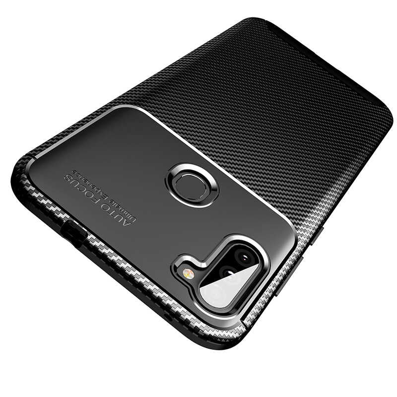 Galaxy M11 Kılıf Zore Negro Silikon Kapak Lacivert