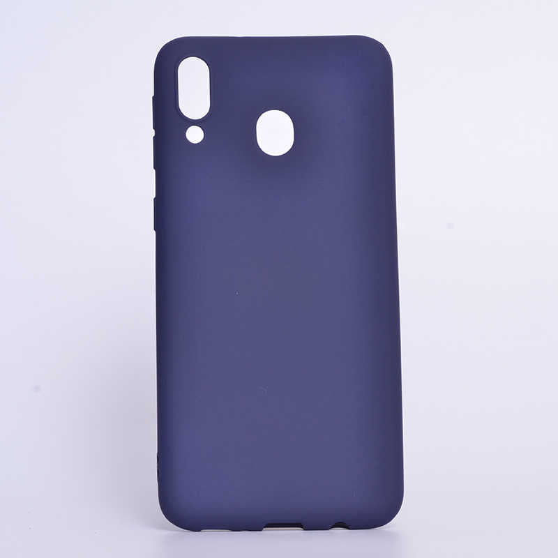 Galaxy M20 Kılıf Zore Premier Silikon Kapak Lacivert