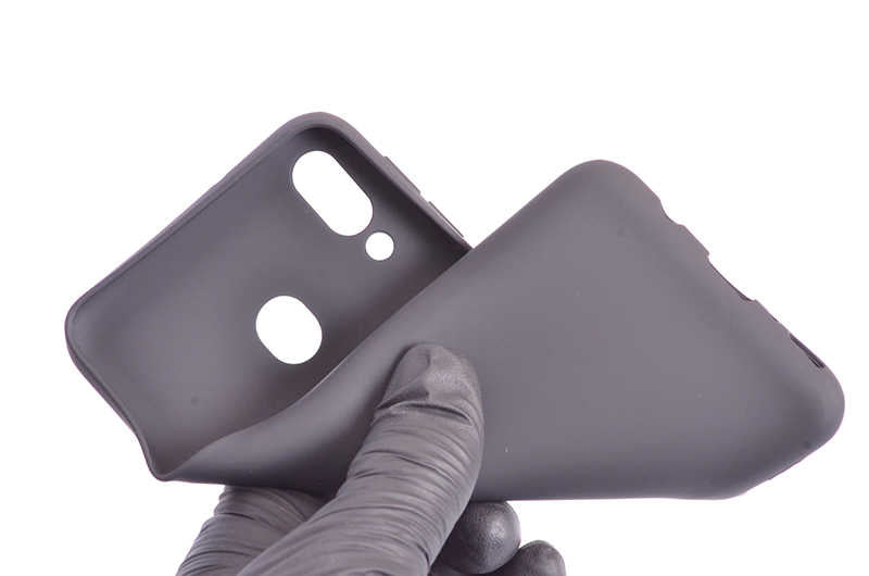 Galaxy M20 Kılıf Zore Premier Silikon Kapak Rose Gold