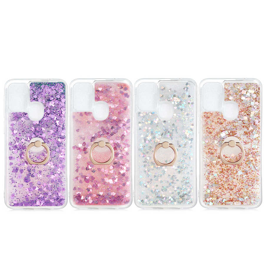 Galaxy M21 Kılıf Zore Milce Kapak Gold