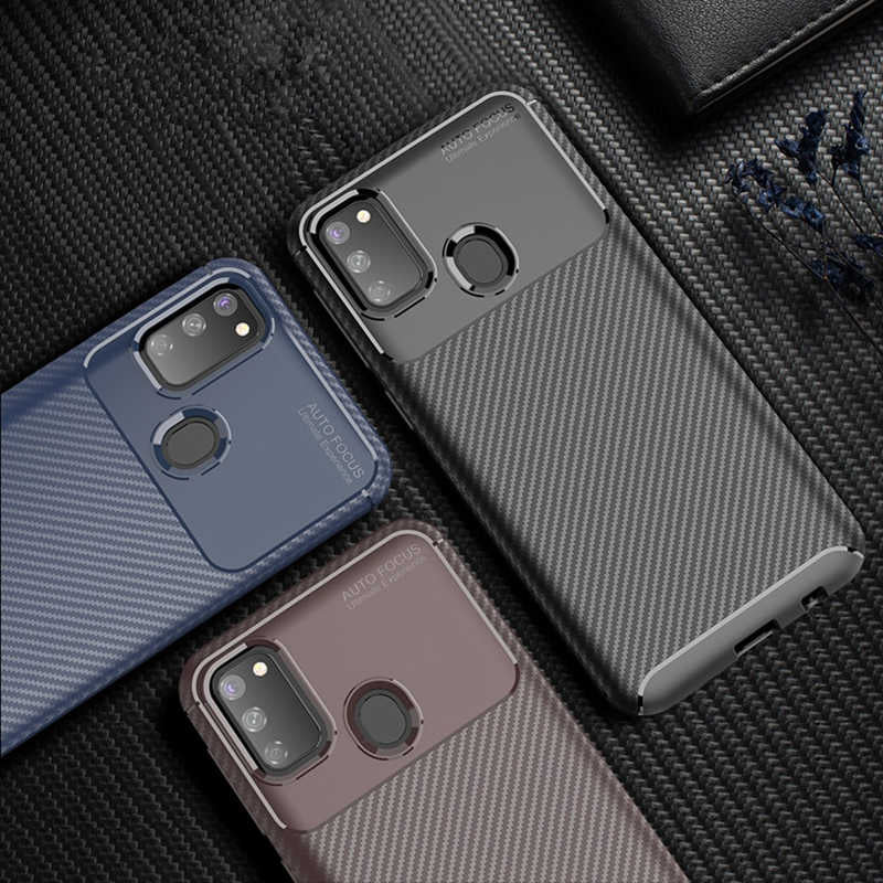 Galaxy M21 Kılıf Zore Negro Silikon Kapak Siyah