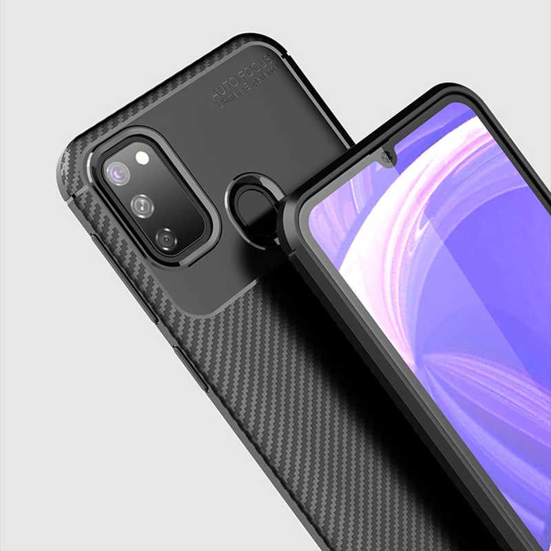Galaxy M21 Kılıf Zore Negro Silikon Kapak Lacivert