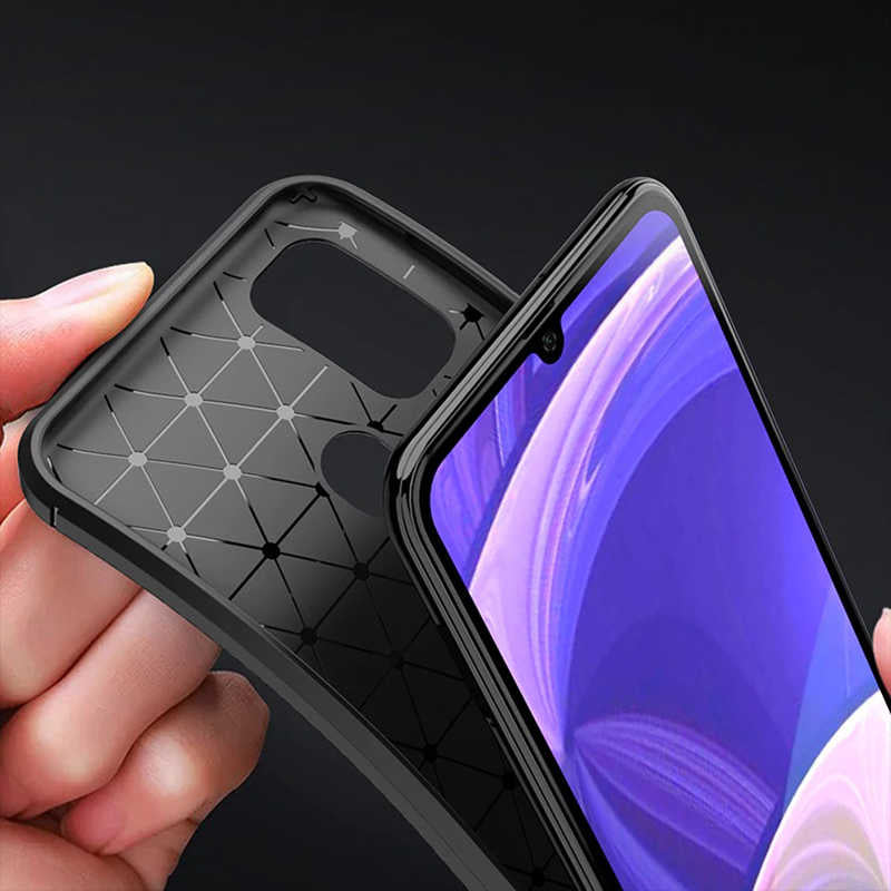 Galaxy M21 Kılıf Zore Negro Silikon Kapak Lacivert