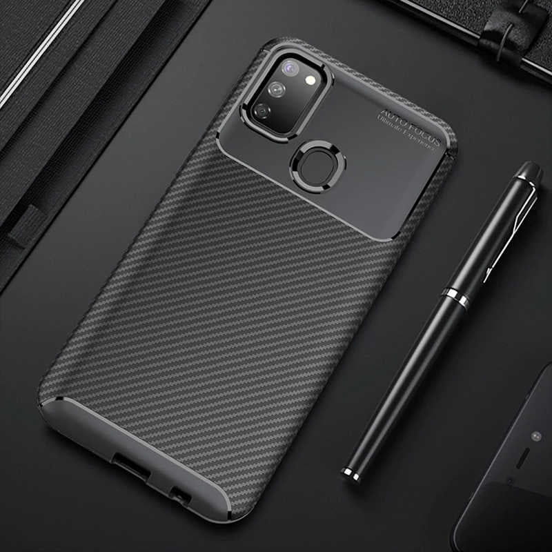 Galaxy M21 Kılıf Zore Negro Silikon Kapak Siyah