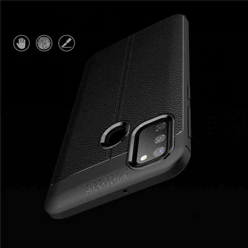 Galaxy M21 Kılıf Zore Niss Silikon Kapak Siyah