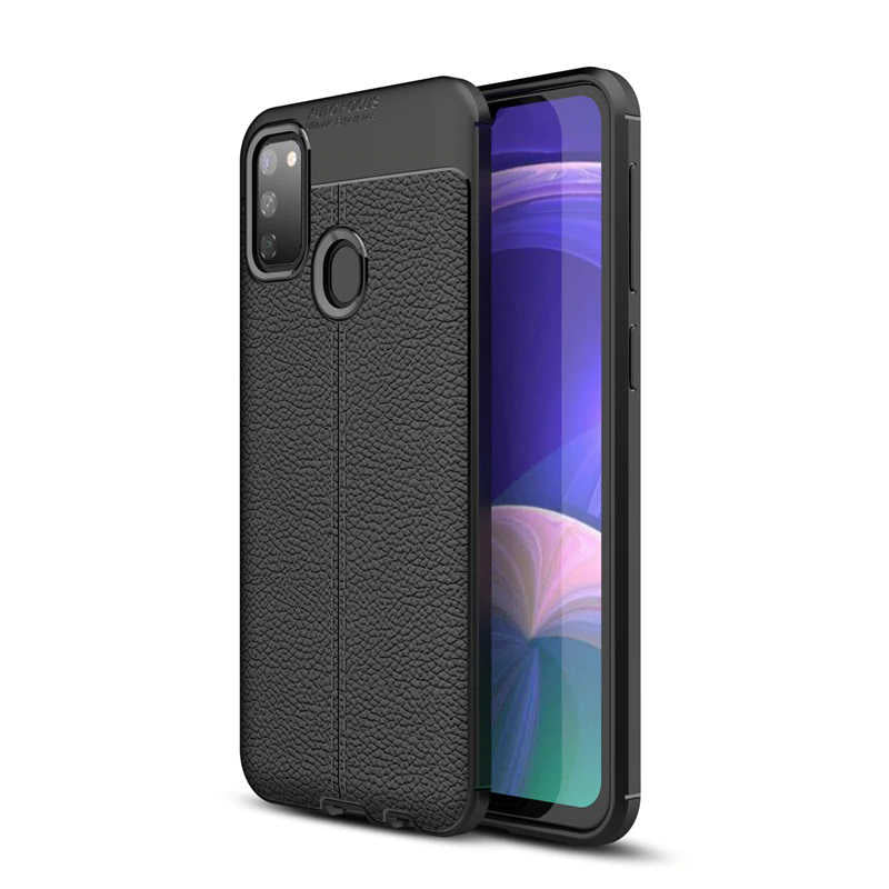 Galaxy M21 Kılıf Zore Niss Silikon Kapak Kırmızı