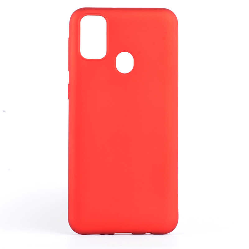 Galaxy M21 Kılıf Zore Premier Silikon Kapak Siyah