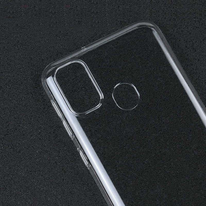 Galaxy M21 Kılıf Zore Süper Silikon Kapak Renksiz