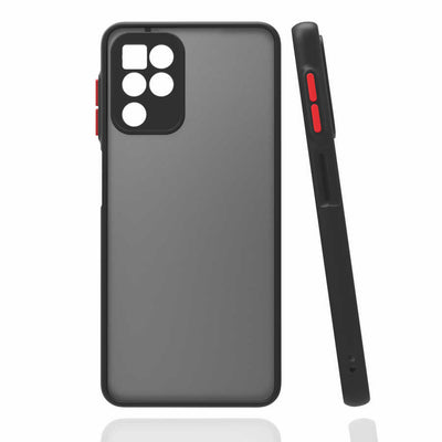 Galaxy M22 Kılıf Zore Hux Kapak Siyah